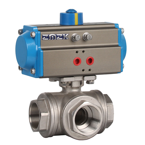 Q615F螺纹三通球阀