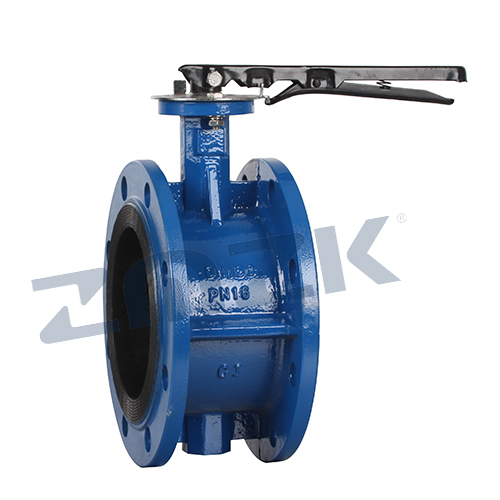 D41X手柄法兰蝶阀